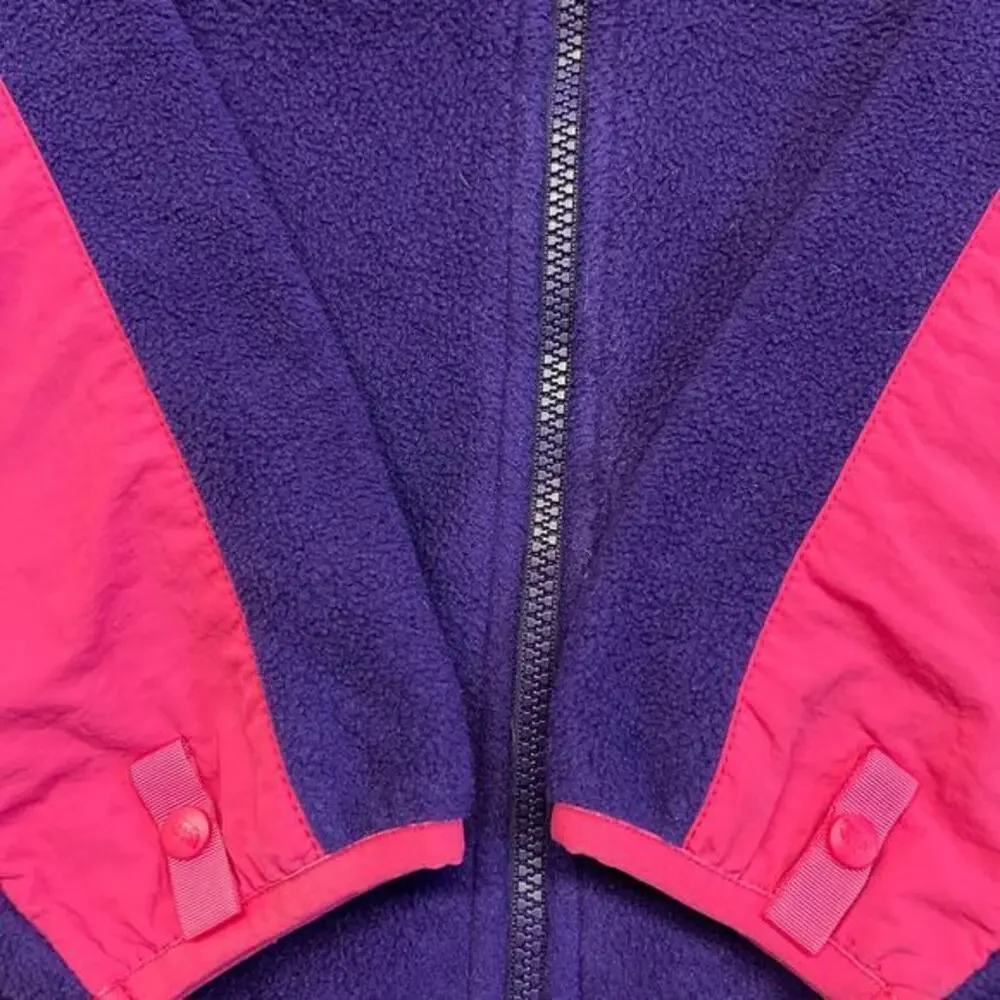 The North Face Womens Custom Denali‎ Fleece Full Zip Jacket Medium Pink & Purple - Picture 5 of 14